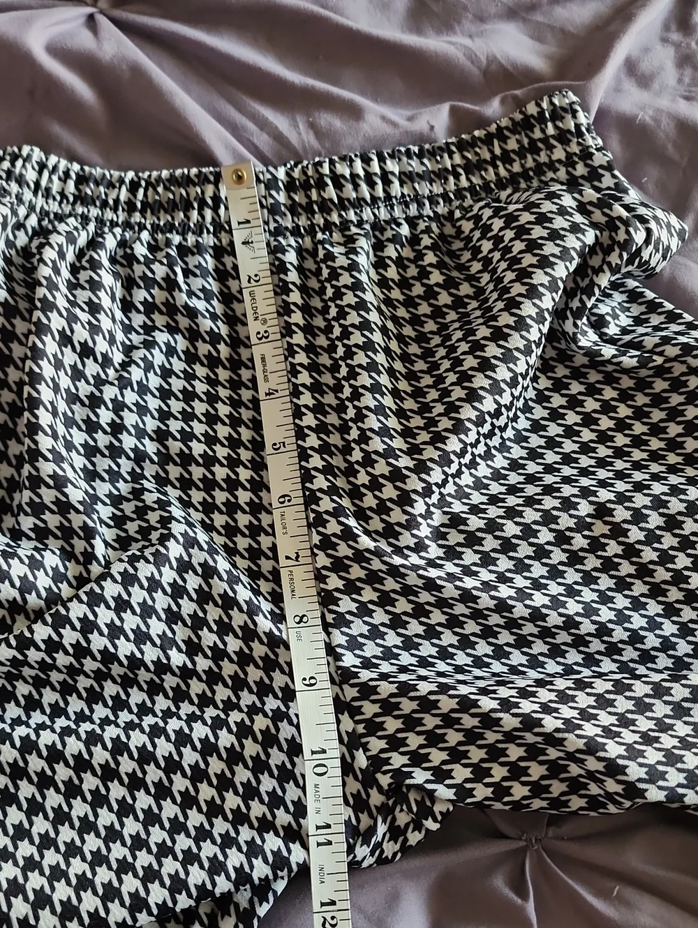 Houndstooth Two-Piece Pant Set 🤍🖤